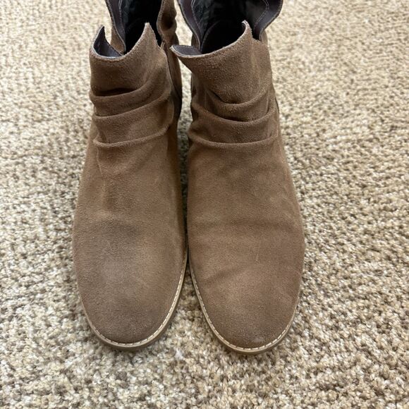 Womens Cole Haan Alayna Slouch Brown Suede Ankle Boots Booties Size 9.5 B GUC - Picture 3 of 11